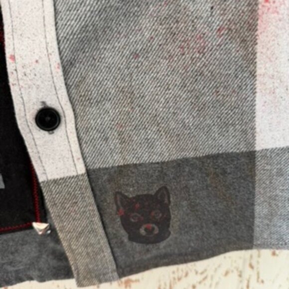 BROKEN BANDIT CUSTOM ONE OF A KIND UPCYCLED FLANNEL - Picture 11 of 12
